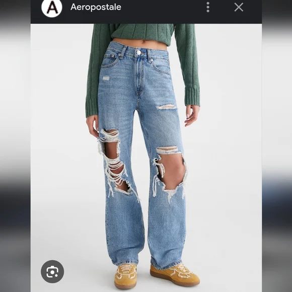 Aeropostale high rise 90s baggy jeans - Picture 1 of 8